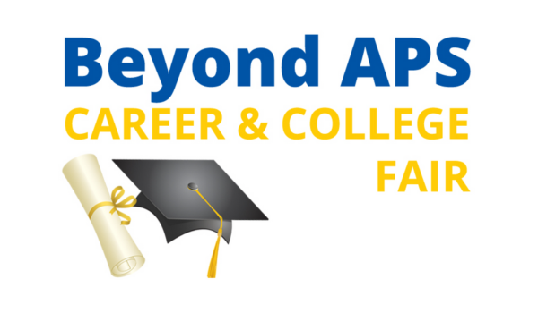 banner that says "Beyond APS Career & College Fair"