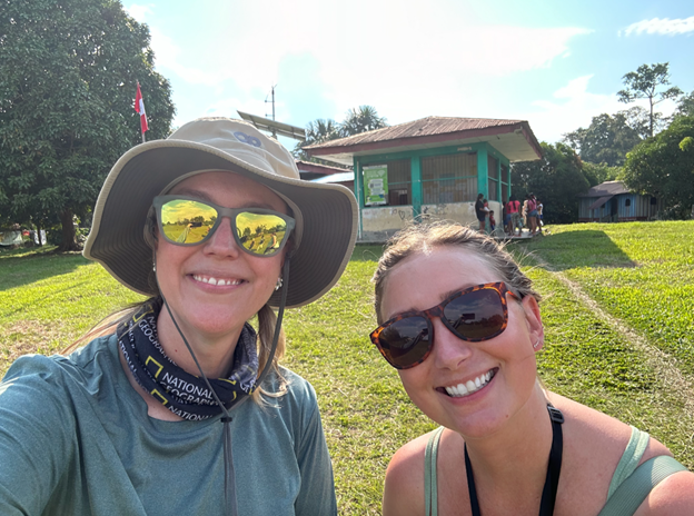 Jennifer Burgin and Megan Zelasko at GeoCamp